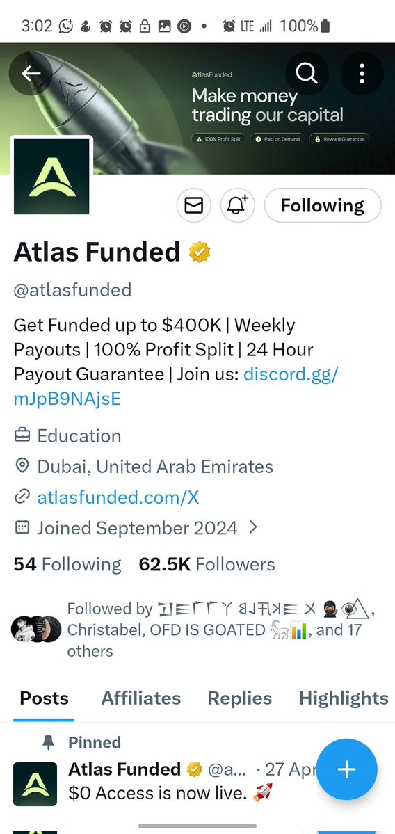 274_Dominic's tweet photo. @Lor_dmills @atlasfunded @atlas_futures @frasalazar @jamesjosiah067 @FaveyFx1_HORC 
All requirements done https://t.co/r3DcU8Iyko