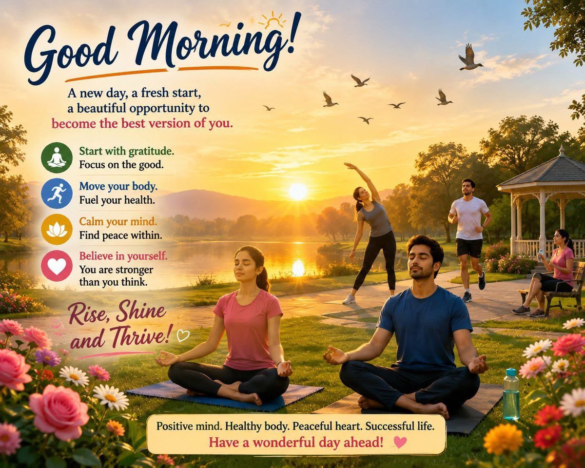 Reemainsan6's tweet photo. जीवन में सफलता पाने के लिए अपने अंदर आत्मविश्वास और सकारात्मक सोच रखे,Saint Gurmeet Ram Rahim ji बताते है जीवन में सकारात्मक सोच रखे,ध्यान को अपनाए,इच्छाशक्ति को जागृत रखें,अपने अंदर दृढ़ विश्वास रखे,इससे आप हर कार्य में सफलता पा सकते हैं।
#BoostYourConfidence
#MondayMotivation https://t.co/GCm6Vi0vAf