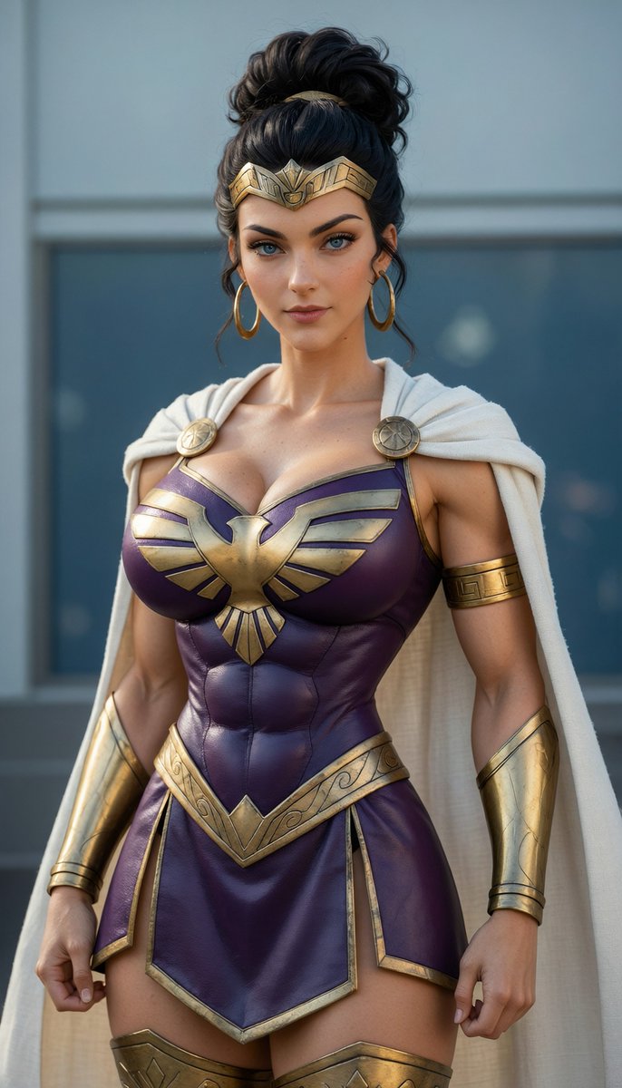 RhiannonInSL's tweet photo. And the last one for the evening, of Queen Hippolyta. The original art here is from the game Dark Legions by DC. She looks amazing! https://t.co/t34kRMEnCg
