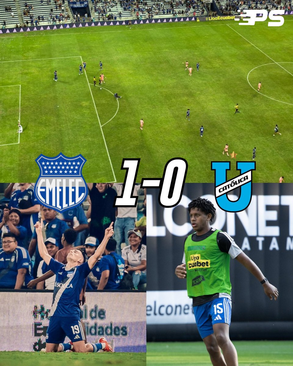 pizarrasportsec's tweet photo. ¡ASCENDIENDO DE A POCO!

#Emelec (22 pts, -3 GD) venció a #UniversidadCatolica (26 pts, +12 GD) en el 🏟️ Capwell y se ubica en el cuadrangular.

82' ⚽ J. Ruiz

#LigaEcuabet #SerieA https://t.co/pOohJ7o5SE