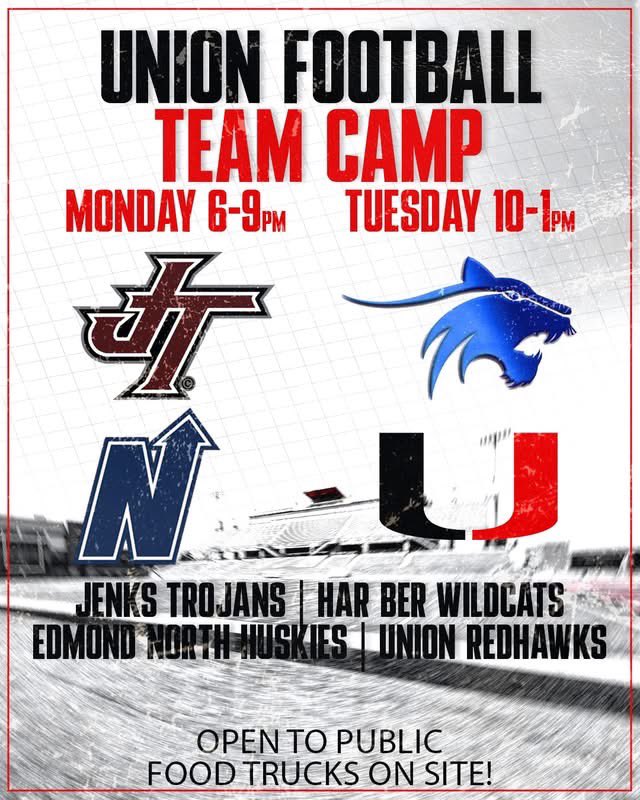 UnionFootball's tweet photo. Monday team camp time has been changed! See you tomorrow! https://t.co/3juva9JlwA