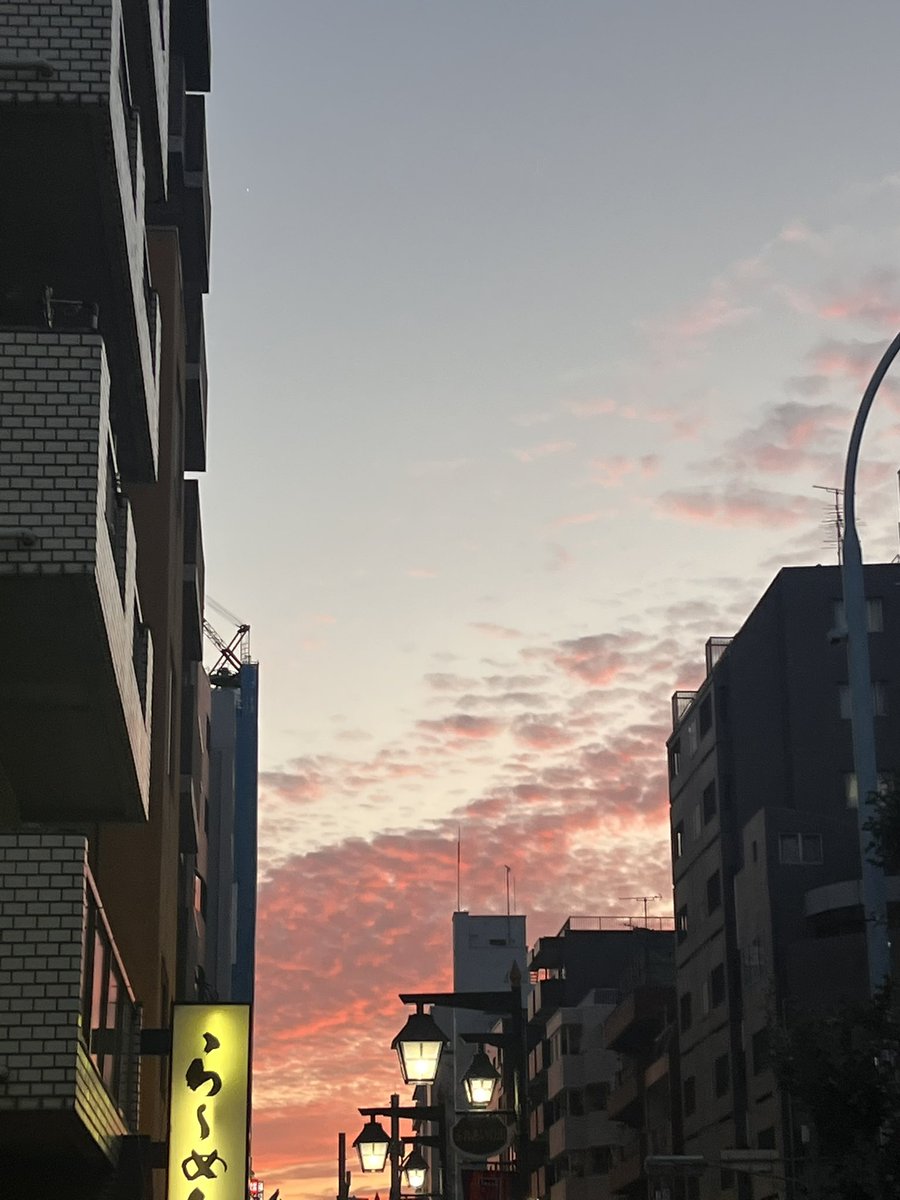 TAK2259's tweet photo. 青い空があれば天を仰ぐし。
夕暮れには彼方の地平を思います
縦と横の空を思うけれど、よく考えてみれば、空には縦も横もないねとも思いました。 https://t.co/Uk4N5e4OYh