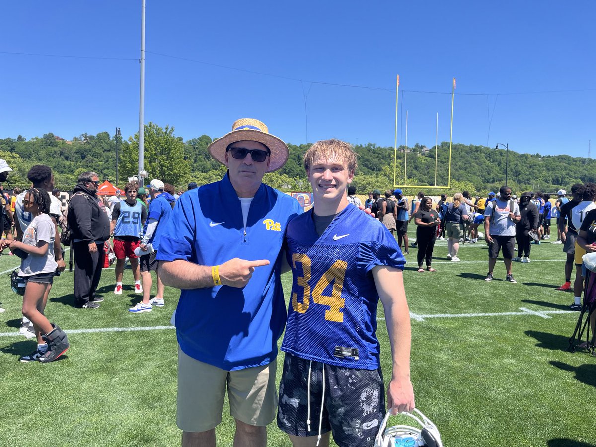 AnthonyTelenko's tweet photo. Had an amazing time @Pitt_FB today learned a lot of mechanics to better my game, would hope to be back soon.
#AGTG #H2P 
@LindseyLamar5 @ARCHIECOLLINS_ @CoachDuzzPittFB @Zone22_JLR @Kb1Raw @jhfloyd1_ @CoachJjLaster @football_t3 @CoachChad_T3 @DaleRodick @T3Performance1 @TopPreps https://t.co/ziKhqomdME