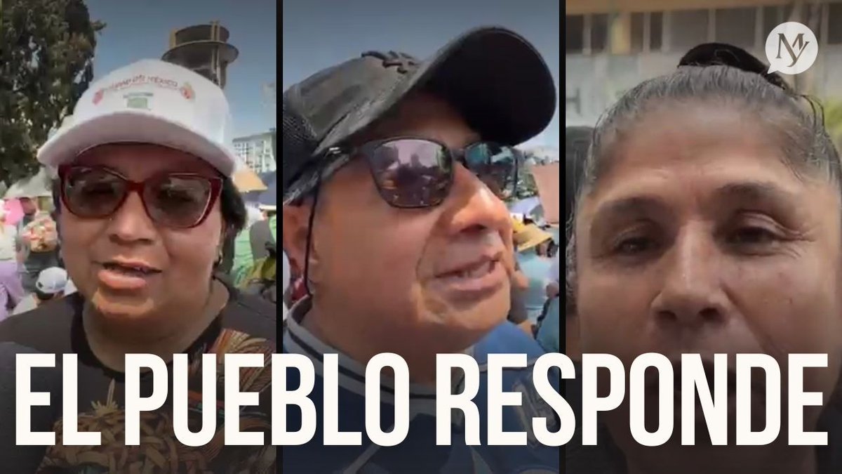 TMEXNEWS's tweet photo. 📹 #VIDEO | 📢 El pueblo responde a Sheinbaum desde el Monumento a la Revolución
https://t.co/fJ7Jm5ooAq https://t.co/k7EmvTxSU6