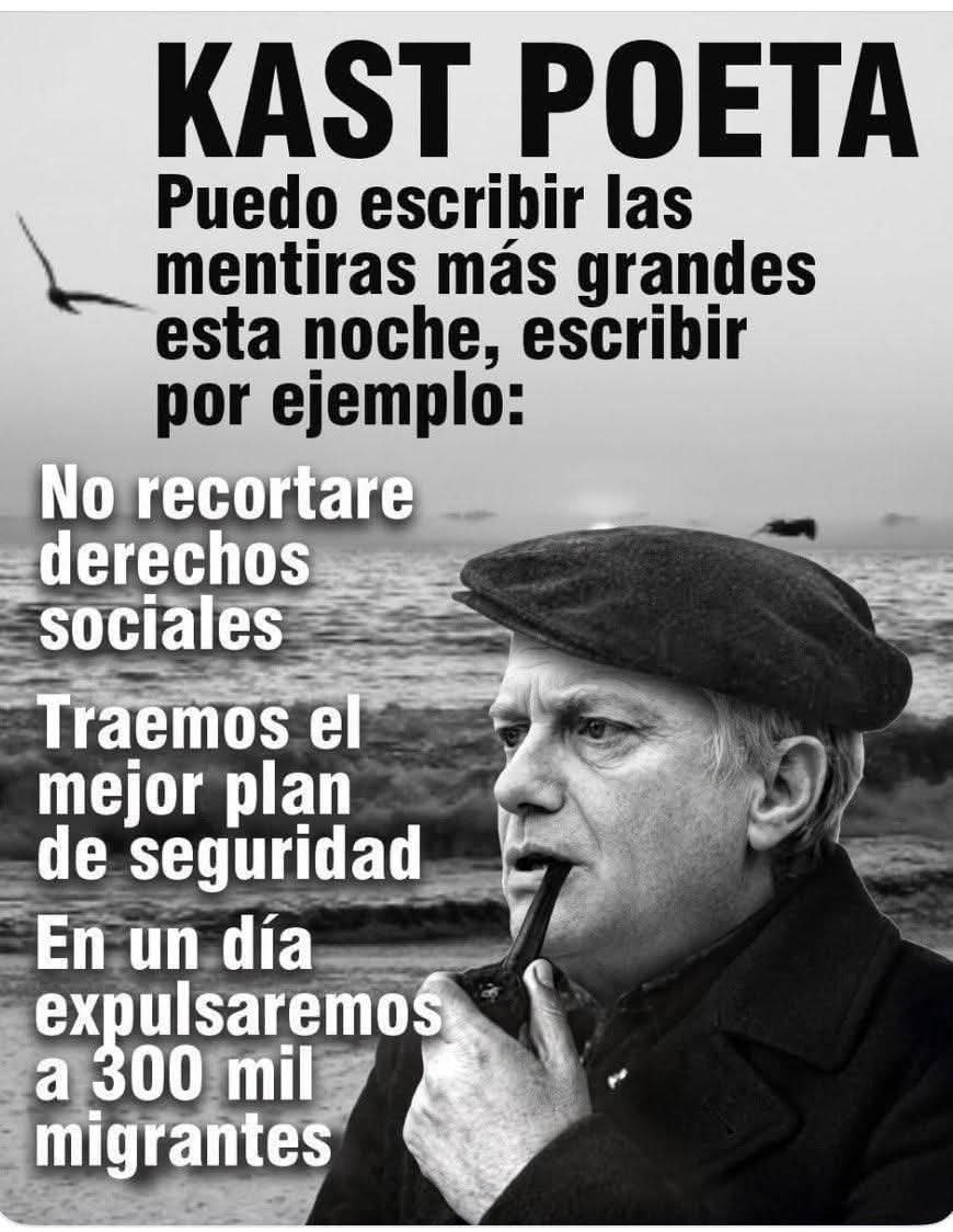 Sol___Rojo___'s tweet photo. Kast , la gran estafa https://t.co/nVrYiAnNth