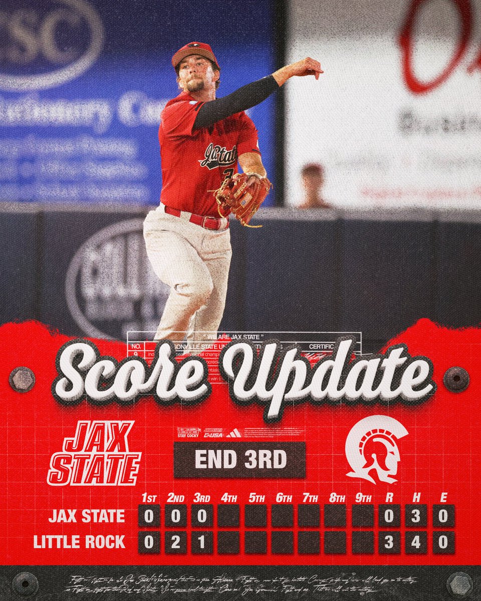 JaxStateBB's tweet photo. Trailing by three.

#StayCocky🐔 | #FearTheBeak👌 https://t.co/pyC4AO1Gti