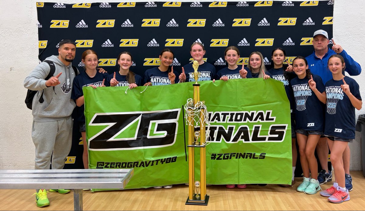 NEStormBball's tweet photo. 🚨 NE Storm ZG Nationals Champs 🚨 

Congratulations to the NE Storm 8th Grade Girls Gold team on a great weekend taking home the 🏆 ‼️ 

#NEStorm https://t.co/KL8u7Vjz6R