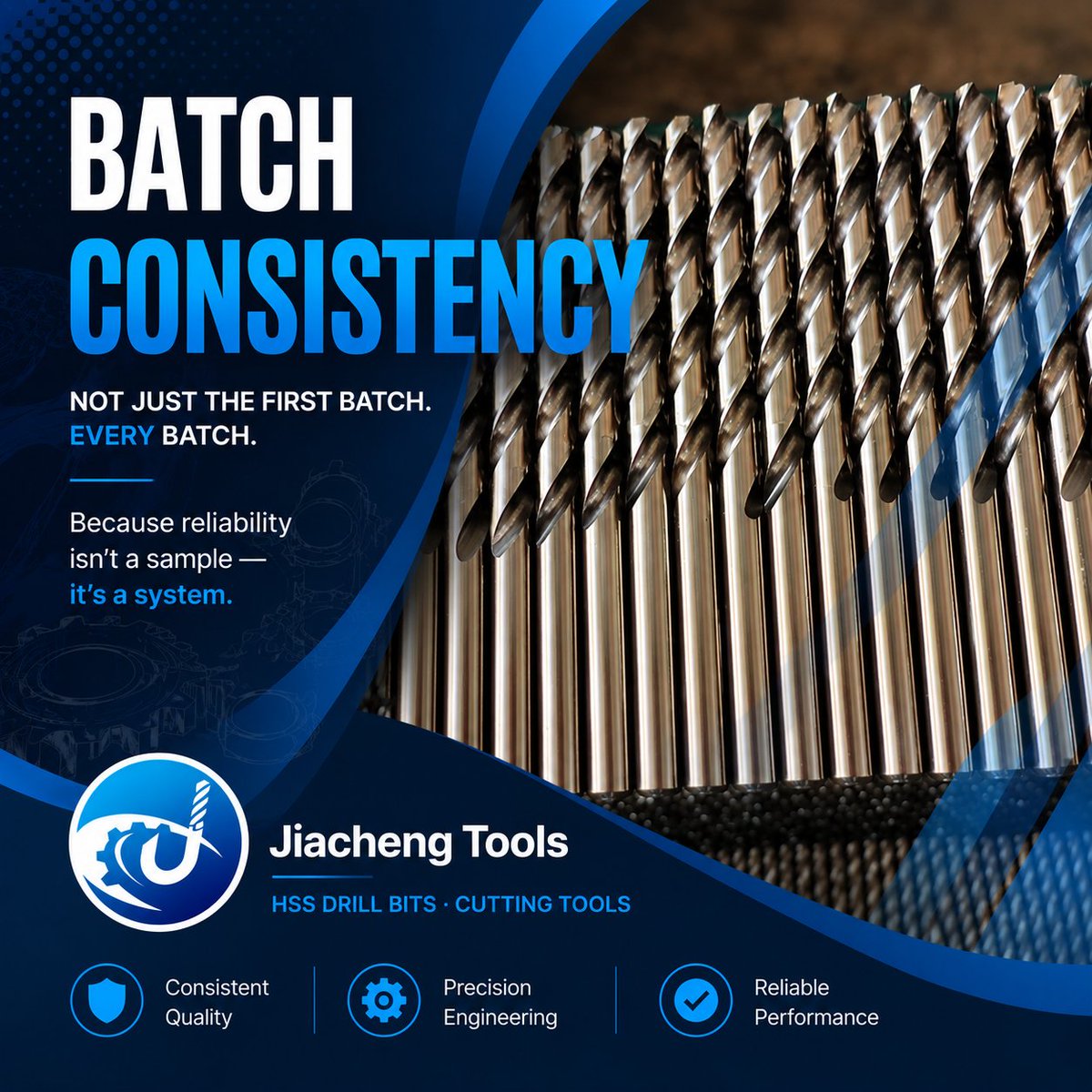 JiachengTools's tweet photo. The first order is always fine.

That's not the hard part.

The hard part is the fifth order. The twelfth. The one that arrives six months later — and still cuts the same way.

✅ A reliable supply.

Jiacheng Tools — built for the long order, not just the first. https://t.co/qDvlKljLiB