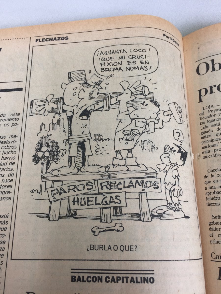 GFT804's tweet photo. Se reclamaba duro en las calles en los 1980s
Huelgas/paros frecuentes
Algo ha cambiado en la sociedad ya que pocos salen a "reclamar" a las calles hoy en día
Vaticino pronto un paro de buses de transporte de pasajeros ya que el pasaje no ha subido y el diesel es más caro
Mayo 89 https://t.co/zOfOVfaaK8