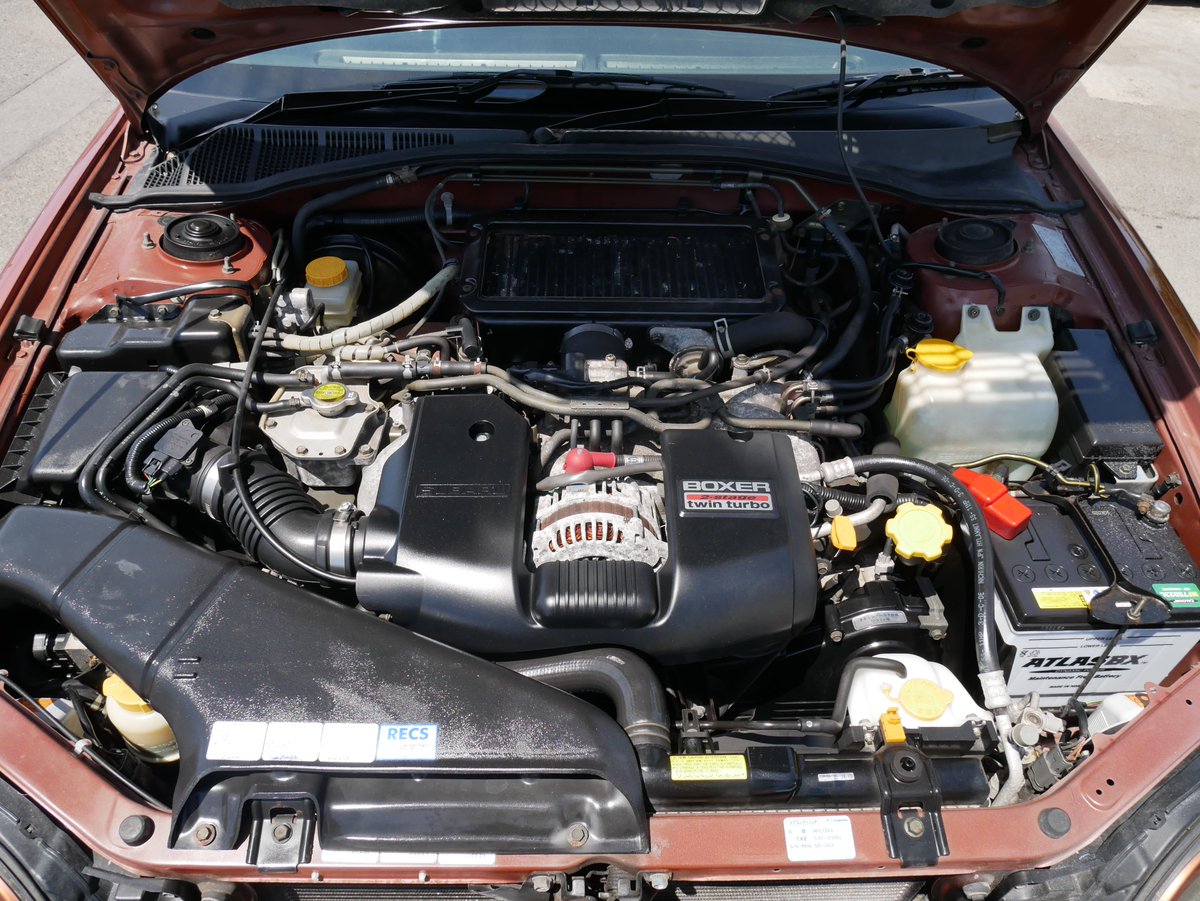 aroute2517's tweet photo. レガシィツーリングワゴン　ＧＴ－Ｂ　Ｅ－ｔｕｎｅⅡ

走行25422ｋｍ！！
スポーツシフト付きＡＴ
純正エアロ　大型ルーフスポイラー　１７ＡＷ
禁煙車

久々の展示です。　カッパーオレンジ
低走行です。

不等長のツインターボ
この機会にいかがでしょうか？ https://t.co/pI0s7Qh3eO