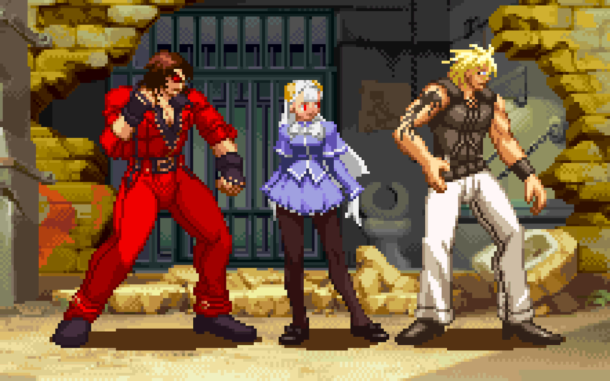 NakamangaHikari's tweet photo. Speaking of Ingrid, here's the CVS sprites of D.D and Rook (Luke), the Code Holders that i did back in 2023
#Streetfighter6 #Ingrid #pixelart #spritework https://t.co/eEwXi16E5H