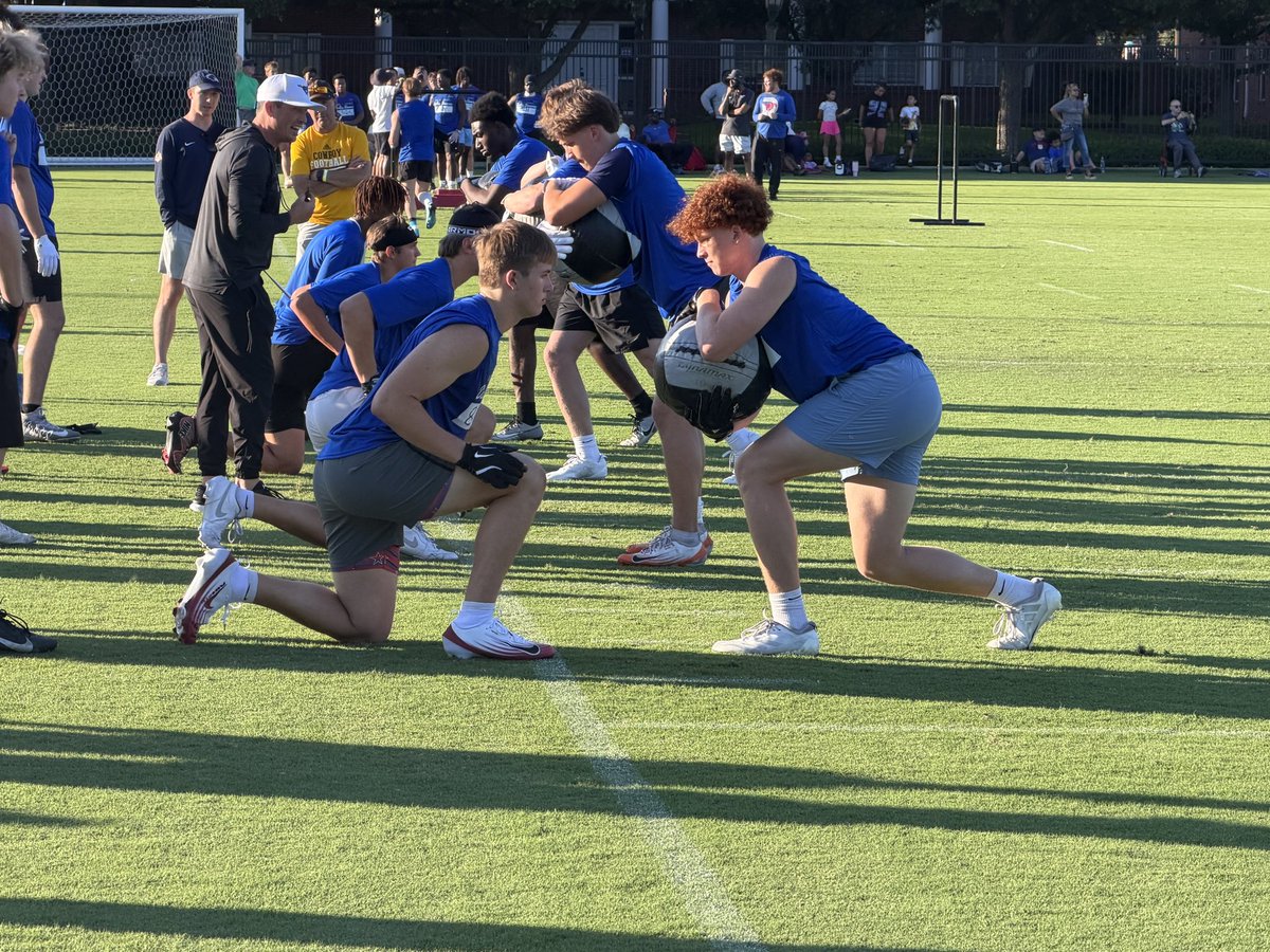 ConnorVary's tweet photo. Had a great experience at the SMU camp today, learning and competing, had great conversations with @_ParkerStone and @CoachPardee 
@HebronFootball @CoachTowels @CoachClay29 https://t.co/i2avW6113k