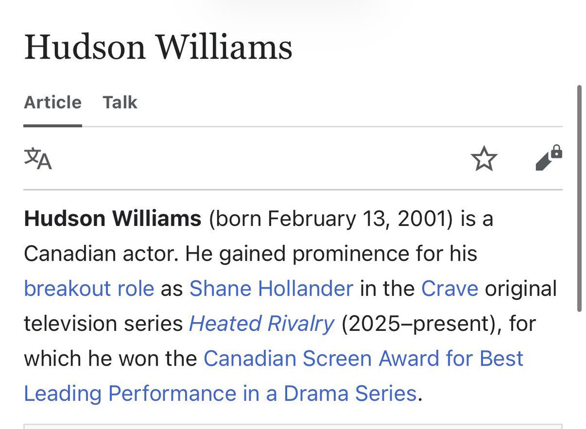 hudconupdates_'s tweet photo. Hudson Williams appears now as a Canadian Screen Award winner at the Canadian Academy website and on Wikipedia 🥹 https://t.co/eqRqZkszVu