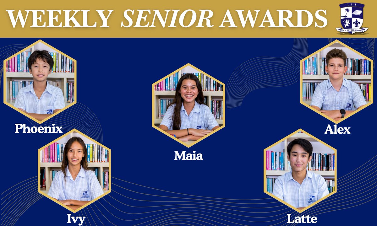 ISSamuiOfficial's tweet photo. Congratulations to Maia - Year 10 as Senior Student of the Week.
Top Form Group was Lincoln (140 points)
Top Year Group was Year 10 (211 points)

Congratulations to
Phoenix - Y7
Ivy - Y8
Alex - Y10
Maia - Y11
Latte - Y11
Who are all Year Group Leaders. https://t.co/vHeKwtChAb