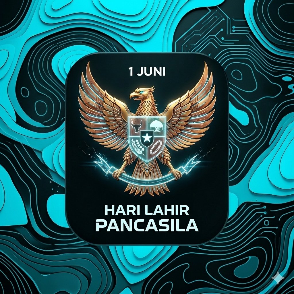 BitgetWalletID's tweet photo. Di tengah segala perbedaan, ada satu yang menyatukan kita: Pancasila.

Hari ini kita memperingati bukan hanya tanggal, tapi tekad untuk selalu ber-Bhinneka Tunggal Ika dalam nilai-nilai luhur Pancasila.

Selamat Hari Lahir Pancasila! 💙 https://t.co/WnG6CLO4Mk