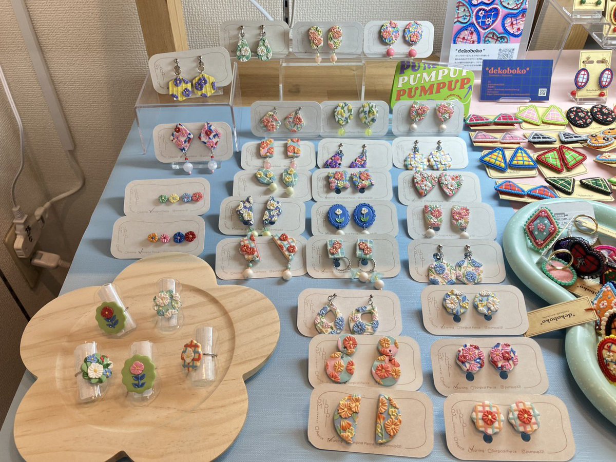 pumpup321's tweet photo. 手作市場三宮センタープラザ店様
本日より販売開始いたしました！

お近くにお越しの際は是非お立ち寄りくださいませ♡ https://t.co/MZr2goRPnu