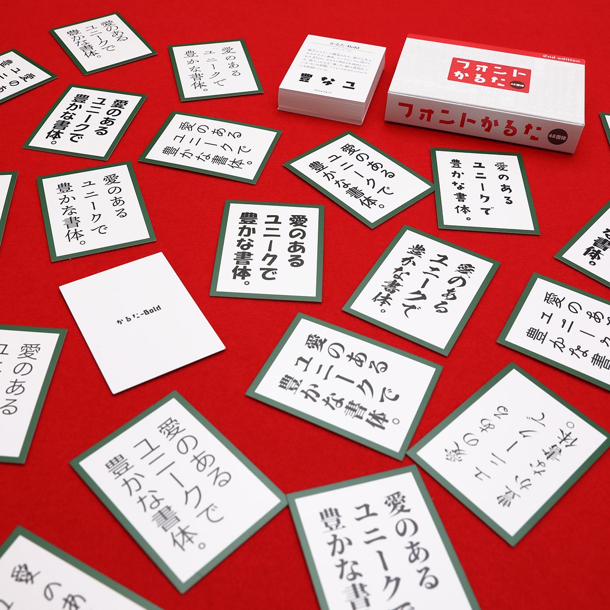 font_karuta's tweet photo. 現在販売中のフォントかるたシリーズは4種類！

フォントかるた 2nd edition
フォントかるた 欧文版
フォントかるた 欧文版 拡張パック Black Letter
フォントかるた 拡張パック 明朝体

販売店情報はこちらです↓
https://t.co/kM3DxGsTGg https://t.co/YB7WV1qnj2