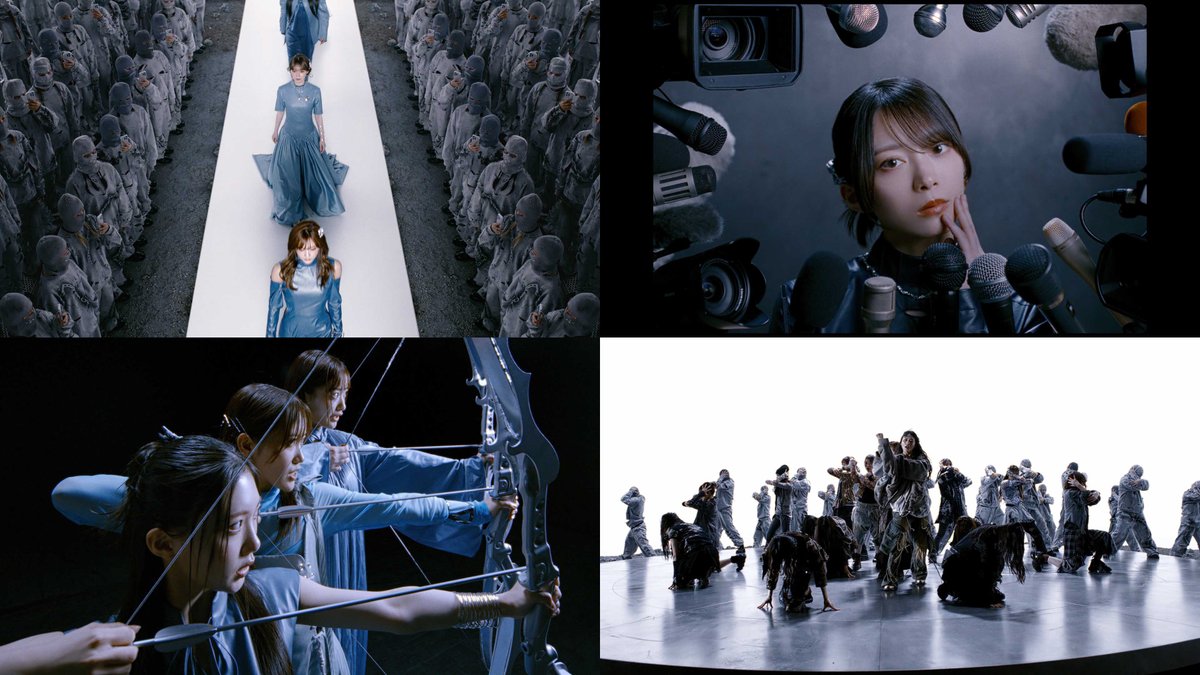 pics_tokyo's tweet photo. 【WORKS】
We produced the music video for Sakurazaka46 "Lonesome rabbit"🐇🖤. https://t.co/2Jei3gMRXc
