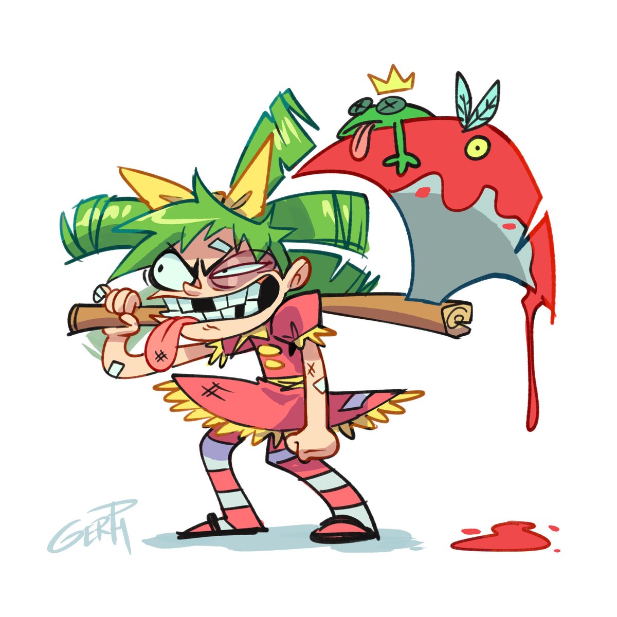 gerph_art's tweet photo. Gertrude #IHateFairyland