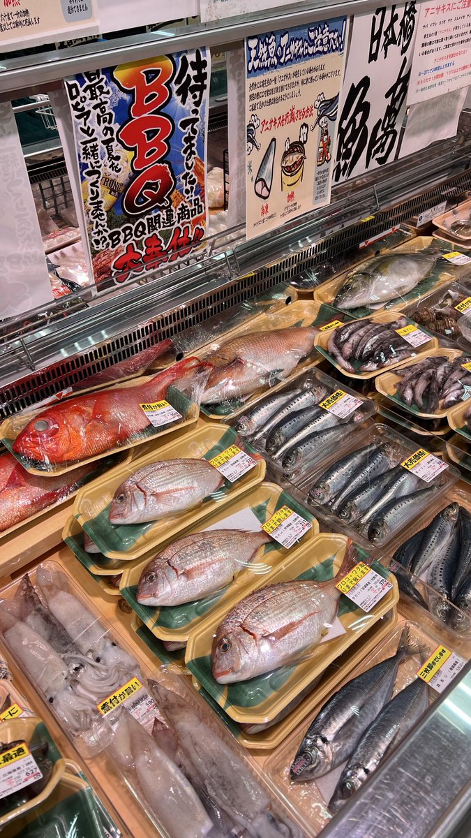 lopia_official's tweet photo. 魚がいっぱーい🐟

今日の晩ご飯はどれにする？

#ロピア鮮魚 #ロピア購入品 #ロピア買い物 https://t.co/PFdEaN8lWH