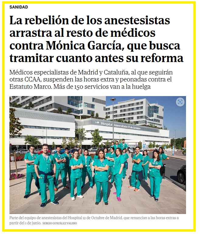CESMARAGON's tweet photo. En junio hay una asignatura pendiente: la situación de los médicos. «La actitud de indiferencia institucional nos ha traído hasta aquí», sostiene Víctor Zarza, médico excompañero de la actual ministra de Sanidad, Mónica García.
https://t.co/GyIpchybpf https://t.co/3L1WJQ6CDt