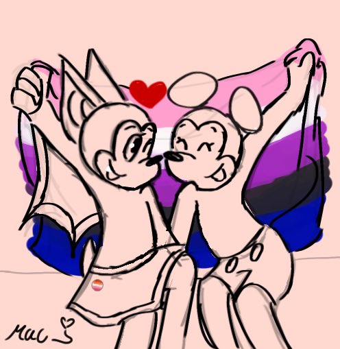 GEEWILLIKERS_28's tweet photo. happy pride month friends!!!
i drew me and wifie ^_^
#soulbond #mickdia #yumetwt https://t.co/oI7c4cpPzx