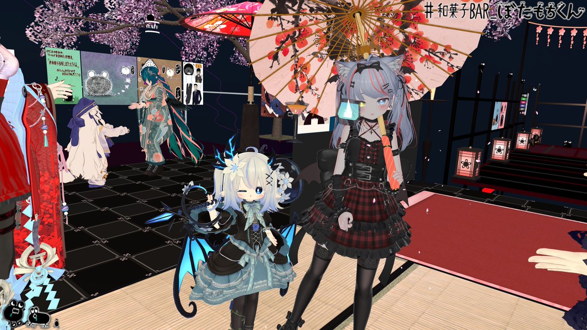 和菓子Bar_ぼたもちくん ベストショット📸(*´ω｀*) #VRChat #VRC_OKIKOTO