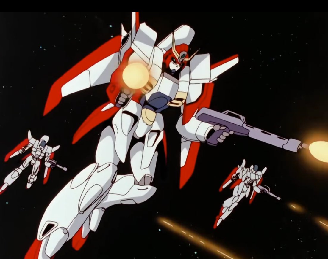 PotniaMinerva's tweet photo. something I just noticed today: the Airmaster and Leopard both command armies of bit-type gundams during the 7th Space War https://t.co/7Y4um4dZ0d