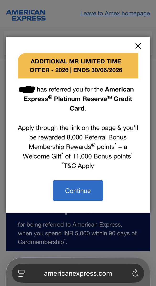 spendwiselyx's tweet photo. 🎉 Great News! Amex Bonus Points on Joining through Referral Offer has been extended till 30th June 🥳

🎁 The Offer:
Apply through a referral link on or before 30th June and get 19,000 Amex Membership Rewards Points on joining (worth approx. ₹9,500 and potentially much higher depending on how you redeem them ✈️🏨).

💳 A solid opportunity if you were already planning to apply for an Amex card and want to maximize your joining benefits.

🔗 Referral link (if interested in applying):
👉 https://t.co/ZlCqd4VZOe

📖 Check out the full details of this credit card in the post below ⬇️👇👇👇

#creditcard #spendwisely #creditcards