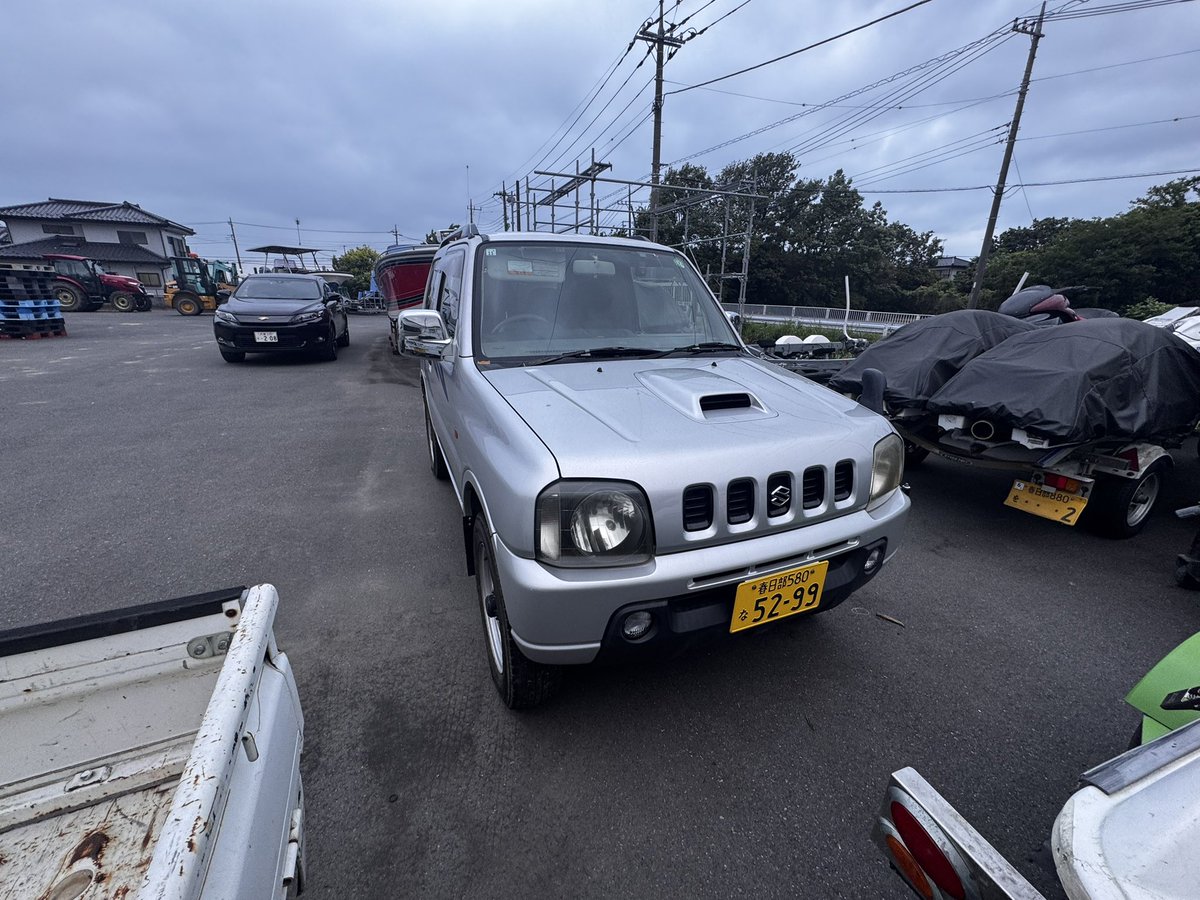 HK272786's tweet photo. #車売ります 
ジムニーJB23w 1型
距離225000キロ
マニュアル
車検11月まで
フルノーマル
タービン、ミッションリビルト交換
エンジン18万キロの時にオーバーホール済み(ピストン、コンロッド、ガスケット類、ゴム類全て新品交換)
気になる方はDMまで
希望25万円税金込 https://t.co/X5IosbdO1z