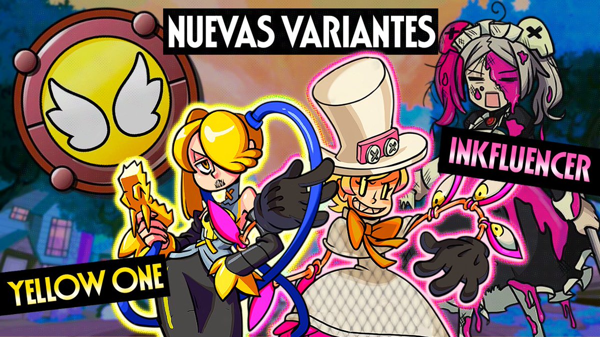 GarzasNegrasSG's tweet photo. ⚡️NUEVO VIDEO ⚡️

¡TENEMOS NUEVAS VARIANTES EN SKULLGIRLS MOBILE! Y si eres fan de Vocaloid o Splatoon seguramente YELLOW ONE o INKFLUENCER se volverán tus favoritas ✨

¿quieren saber qué tan poderosas son? Bueno acompáñenme a ver este video..

https://t.co/4tSVeP2NuD https://t.co/ZZiFE2ffGs