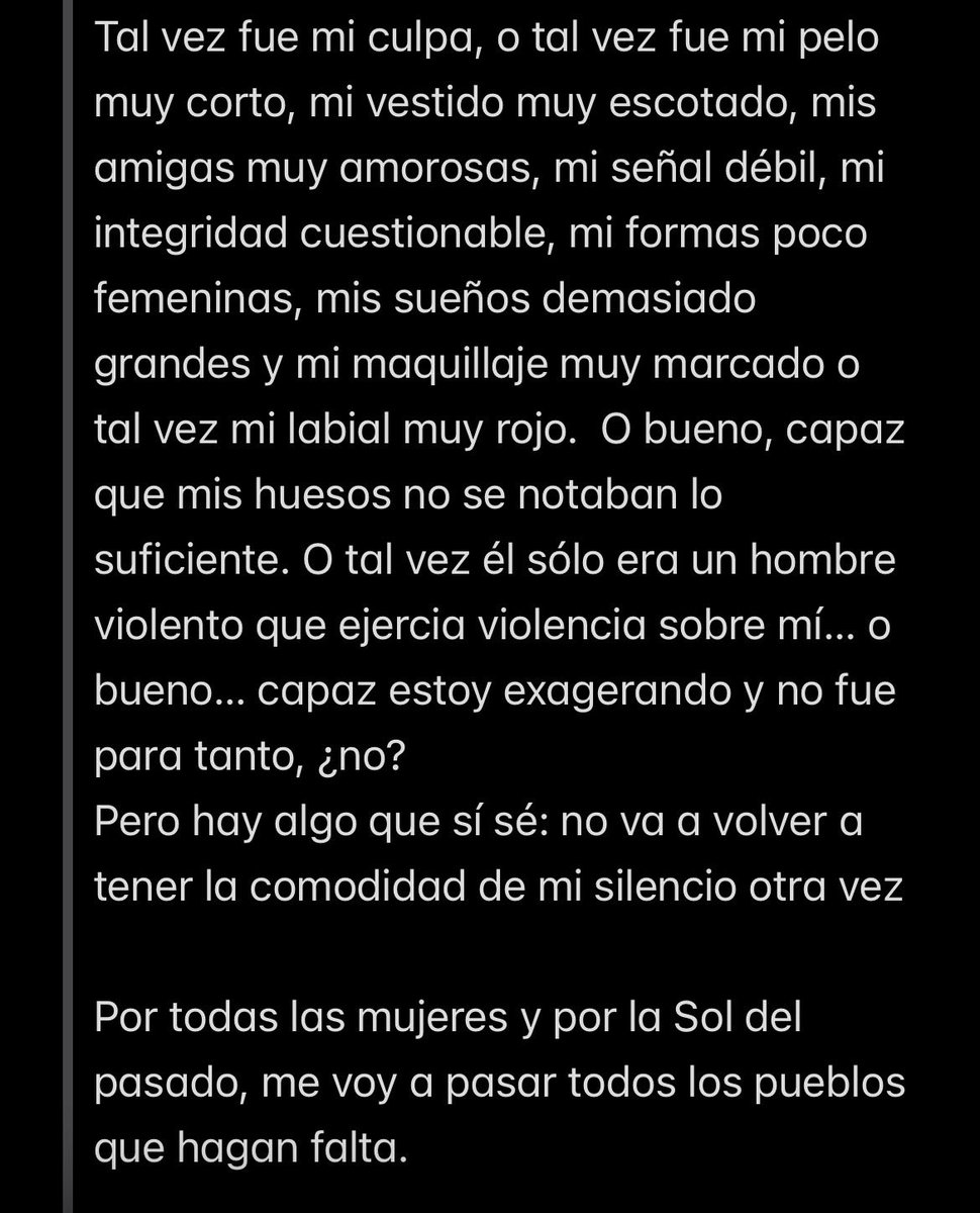 swsol's tweet photo. Si llegaste hasta acá, gracias por leer(me). Nos vemos en la marcha para pasarnos mil pueblos todas juntas. #NiUnaMás https://t.co/z1Nug49Uay