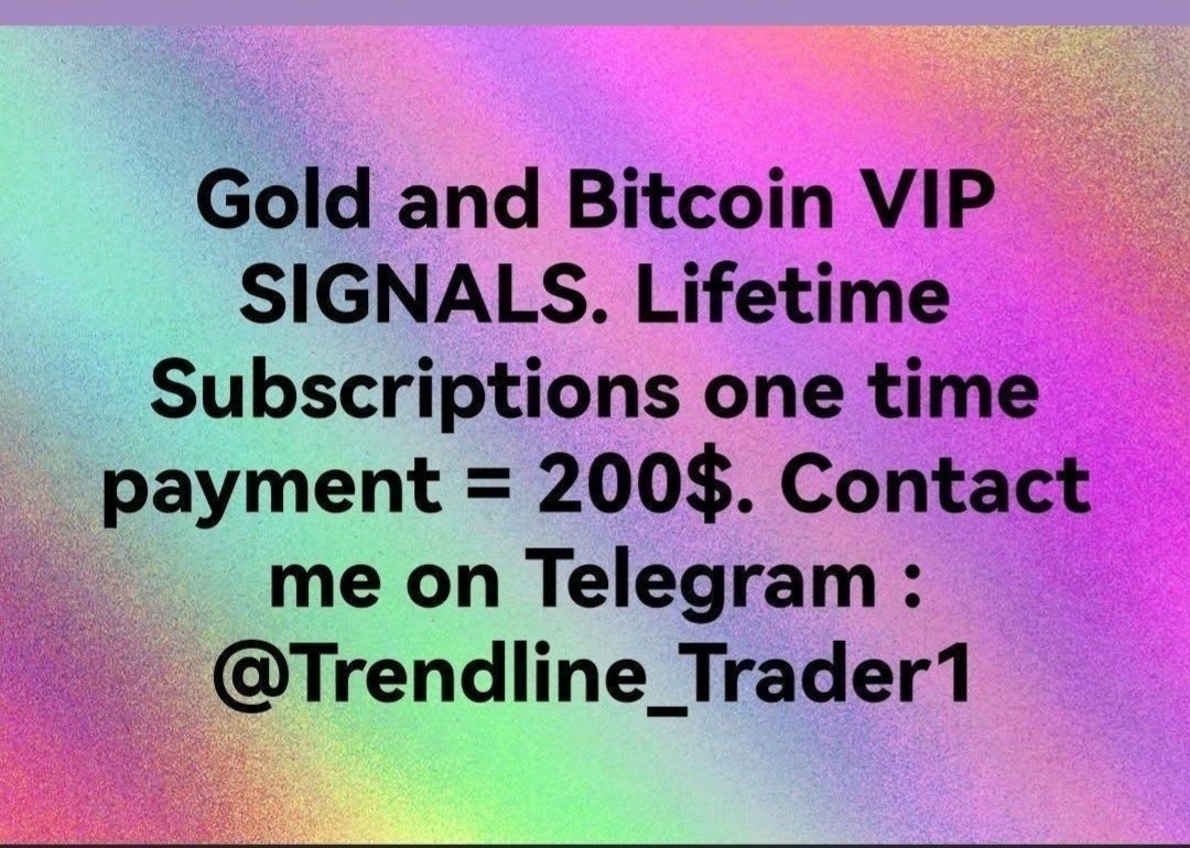 Trendlinetra's tweet photo. 💢 Join VIP signal channel on telegram.
🚀Gold and bitcoin VIP SIGNALS
🚀 2 to 4 signals per day
💢Contact me on Telegram:.
👇👇👇👇
https://t.co/tfROQQY1Tw
#traders #XAUUSD #BTCUSD #goldtraders #gold #bitcoin #cryptocurrency #StockMarket #trading #bitcoin #signals https://t.co/u2lud3pGhs