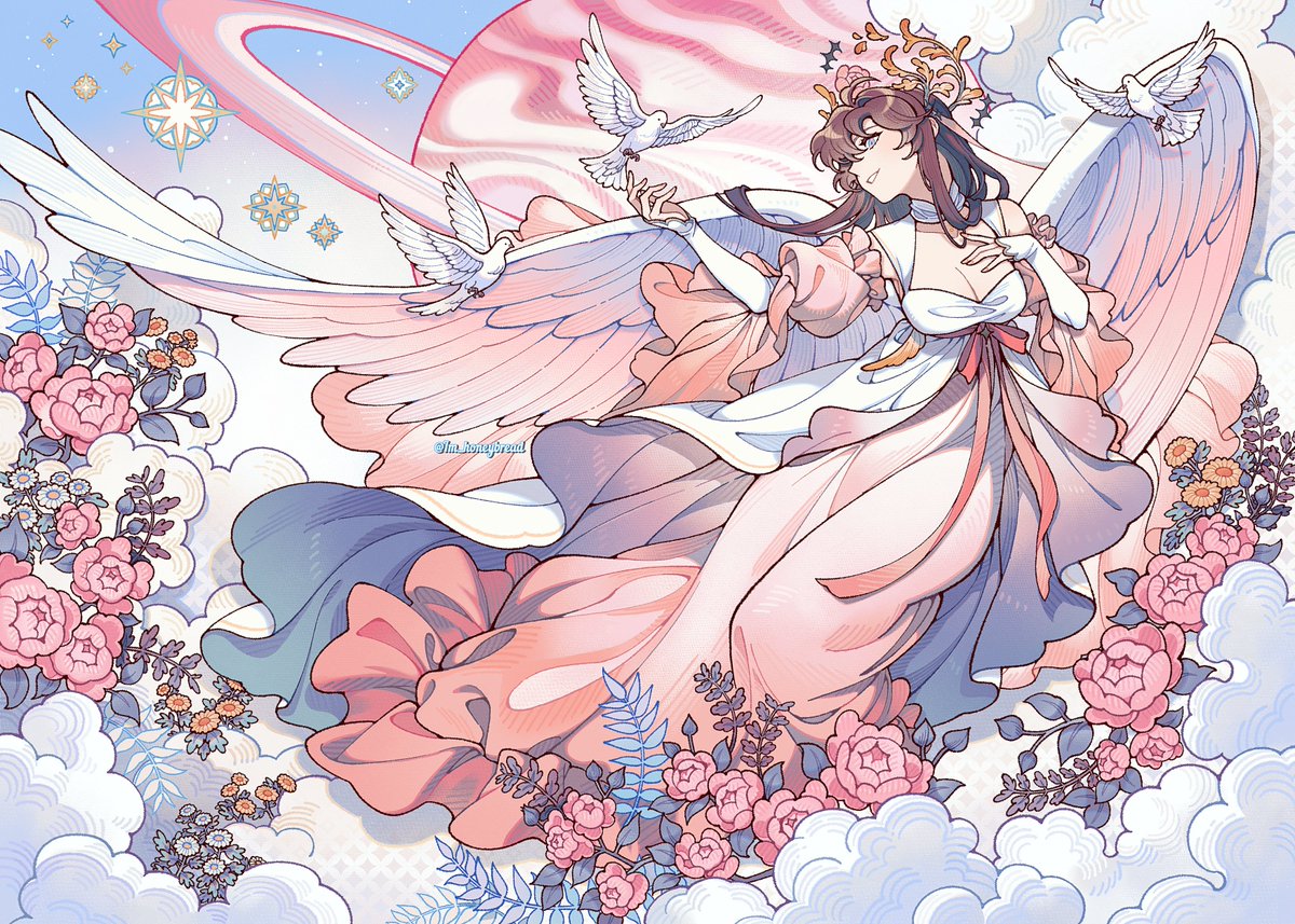 Im_honeybread's tweet photo. Commission☺️🫶🌷 https://t.co/7EWbjOTFdS