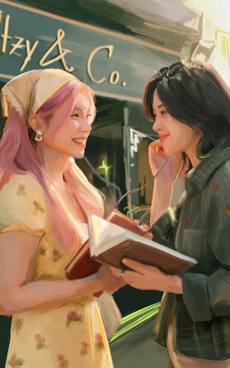 ryejisapphic's tweet photo. welcoming pride month with this amazing art drawn by @kotonesque 💖✨ https://t.co/ElpjjFXCzK