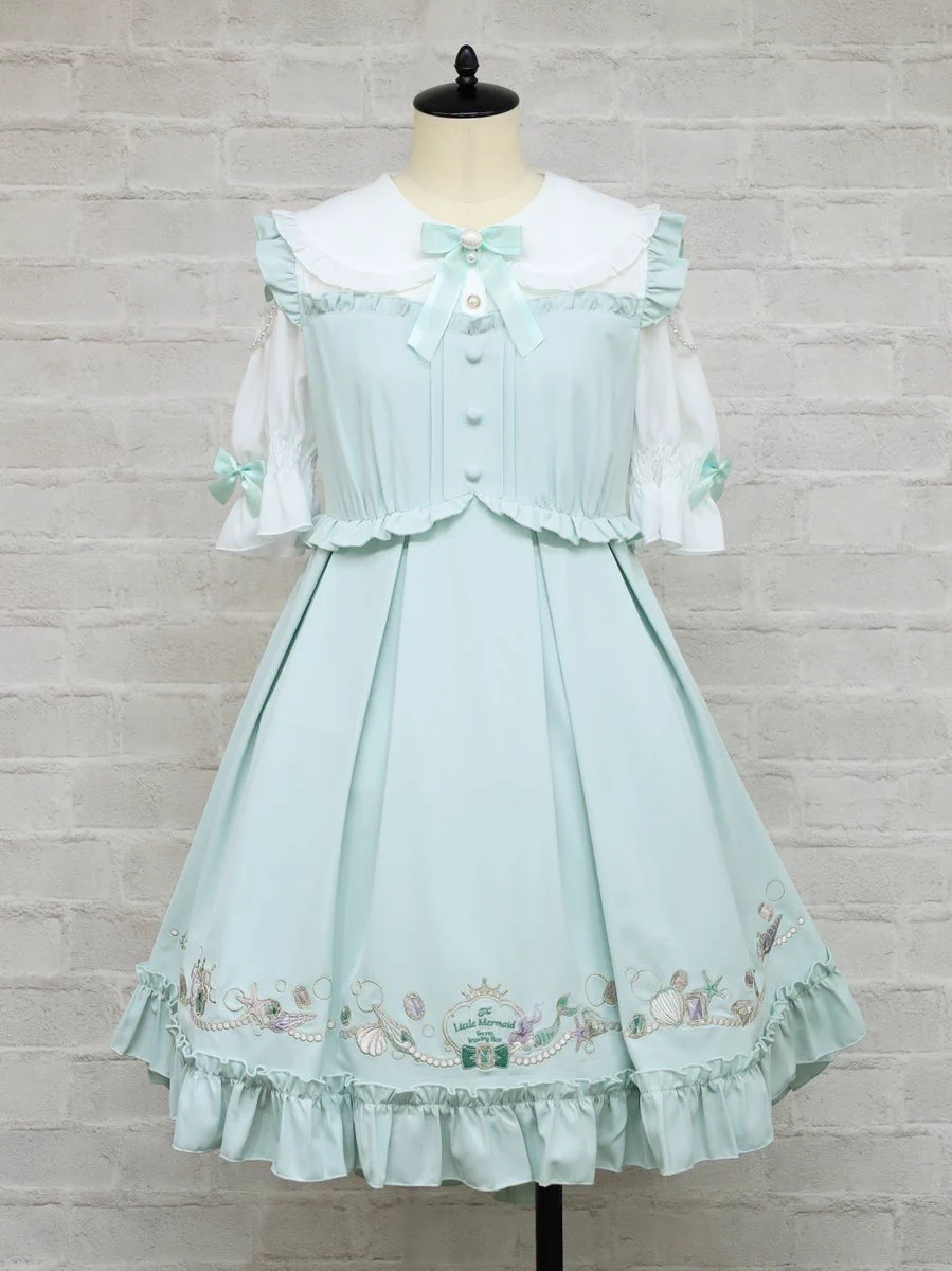 Amavel Mermaid Jewel フィッシュテールワンピース　ミント Amavel on X: 