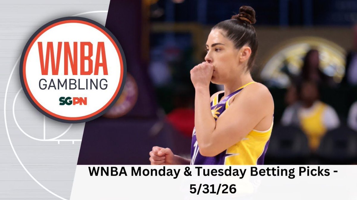 SGPNNBA's tweet photo. WNBA Monday + Tuesday Betting Picks – 5/31/26 | WNBA Gambling Podcast (Ep. 235) w/ @ReichelRadio &amp; @reallyrell__

🏀Previewing Monday &amp; Tuesday's Games
👀Aces vs. Sparks
💰Lock + Dog + @Underdog Entry 

🎧https://t.co/90sogDlyfz 
📺https://t.co/Z5ndqk2WCd https://t.co/Ih1DWNCwzc