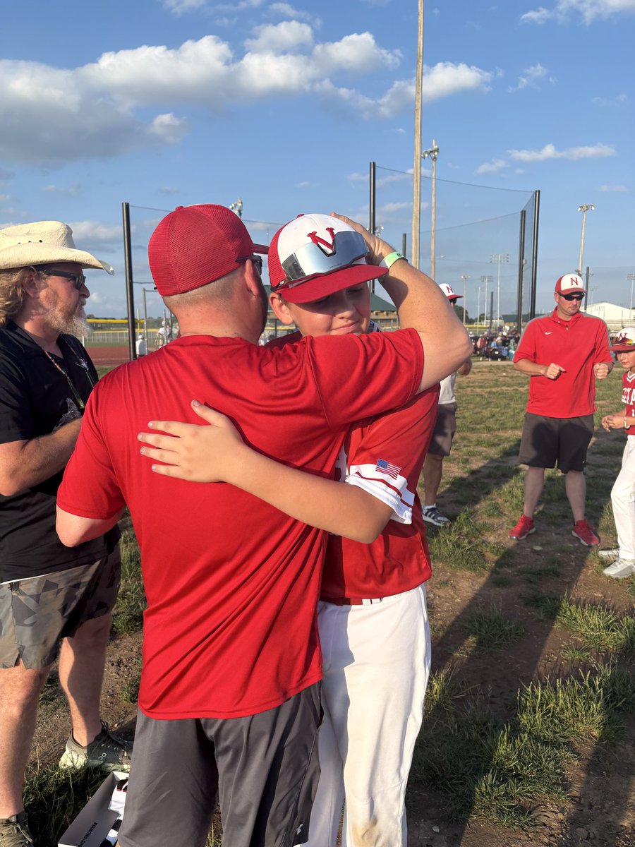 BrandonBurk6's tweet photo. Another fun weekend of baseball for Nixa 13U Red at the Game 7 Turf Championship in Springfield. Had some terrible weather and ended up playing a round robin, but we came home with the championship! Looking to finish the season strong. @NixaBaseball @game7baseball https://t.co/edvmsAWOqH