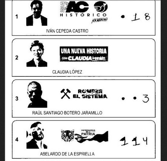 elReneJimenez's tweet photo. Si estos formatos siempre han sido un problema y ya estuvieron involucrados en fraudes comprobados, por qué la registraduría no los elimina? 
Será porque aman la trampa. https://t.co/VVr97Qc8rE