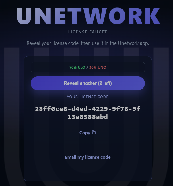 Panda_Nodes's tweet photo. New Unetwork License Faucet!! 🔥
https://t.co/qq7kzwjWmd

@UnityNodesIO #Unetwork https://t.co/LxBqV6jXT2