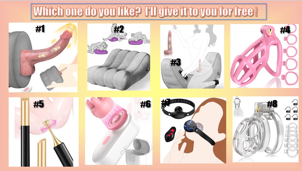 Meanins_rep2's tweet photo. Free sex toy website. Reliable Amazon seller. Looking for testers and reviewers. DM me for free toys. Scammers stay away.
(US only) https://t.co/W4QygRuBTl