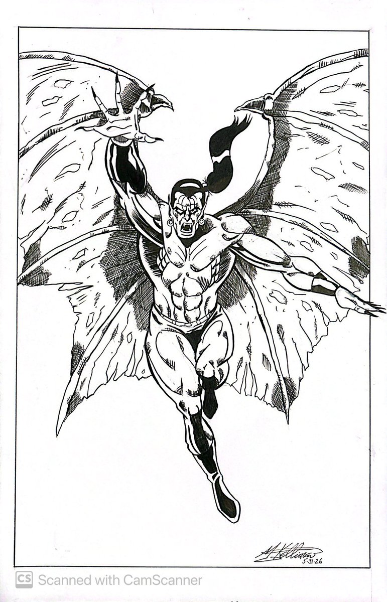 KelligrewM56731's tweet photo. I drew the mutant vampire, Sokol from @SheldonMartin6’s Occult Descent vol.2  on Drawing Enemies https://t.co/ESw6CTJ3PN last night! @omerglitch @SeclusionStudio @FearlessWill Sign up for Occult Descent vol.2 https://t.co/fo8k7veiSZ https://t.co/2el5l7BPzT