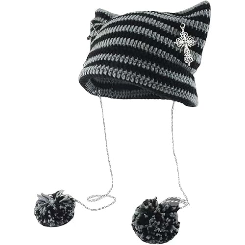 LuciAwooo's tweet photo. I just received Grunge Beanies Crochet Knitted Hats for Women Girls Fox Cat Ear Goth Emo Alt Y2K Accessories Grunge Clothes - One Size - Grey from Anonymous via Throne. Thank you! https://t.co/Cx9iz1ayUc #Wishlist #throne https://t.co/OYQwuiMJ9l