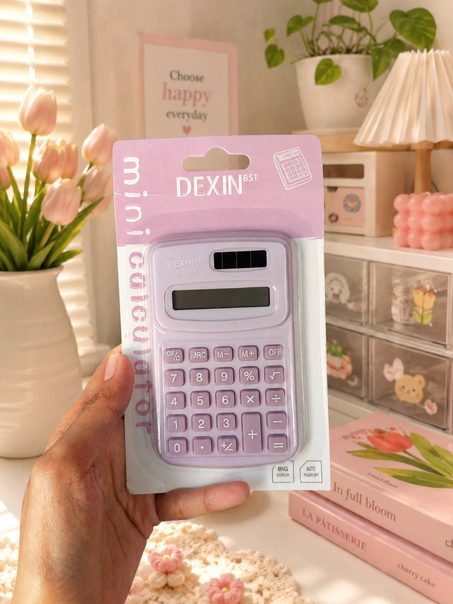 syixhou's tweet photo. ✨ Kalkulator mini warna pastel yang lucu dan praktis. Teman setia untuk belajar, bekerja, dan berhitung setiap hari! 💜

🔗 https://t.co/r6iyWsFTPm

#KalkulatorMini #KalkulatorPastel #ATKLucu #StationeryIndonesia #BarangGemas #AestheticDesk #PerlengkapanSekolah #ATKMurah https://t.co/a5BgQWRYtA