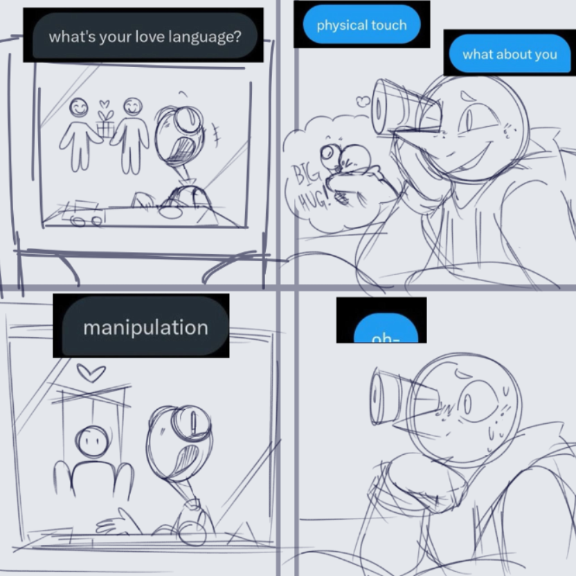 HappyBuddyy's tweet photo. I have a bunch of wips cause I'm too scared to finish them. Also cause I think they might be a lil ooc or something idk :-/ https://t.co/FZX3AN6Dav