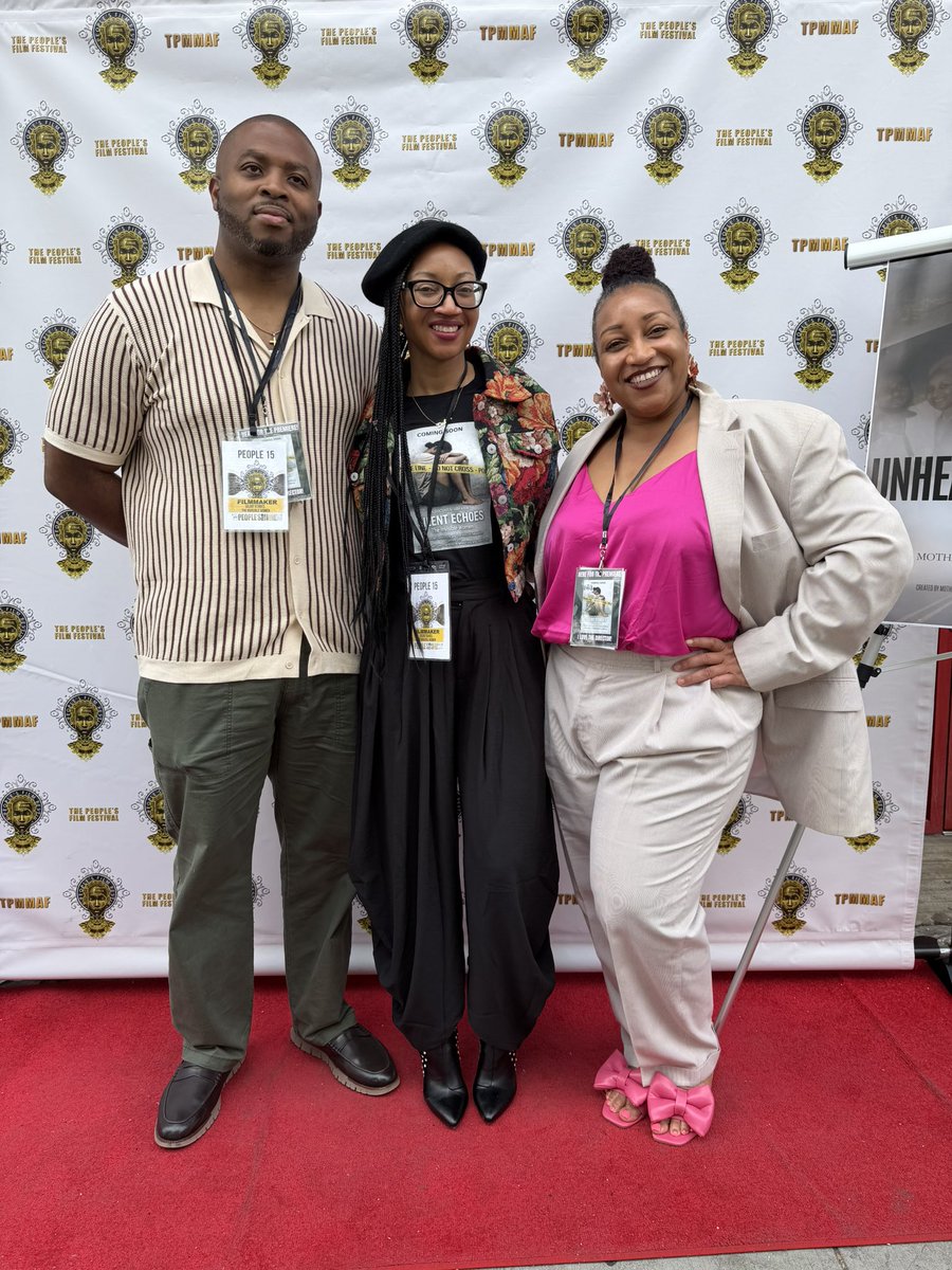 Bishop_Hilliard's tweet photo. We gathered in Harlem this afternoon for THE PEOPLE’S FILM FESTIVAL, where Destiny, supported by Joseph, and Leah, premiered SILENT ECHOES: THE INVISIBLE WOMEN. It was truly a profound production! There were representatives from both sides of the family, and friends. Well Done! https://t.co/3nJG0WuKGC