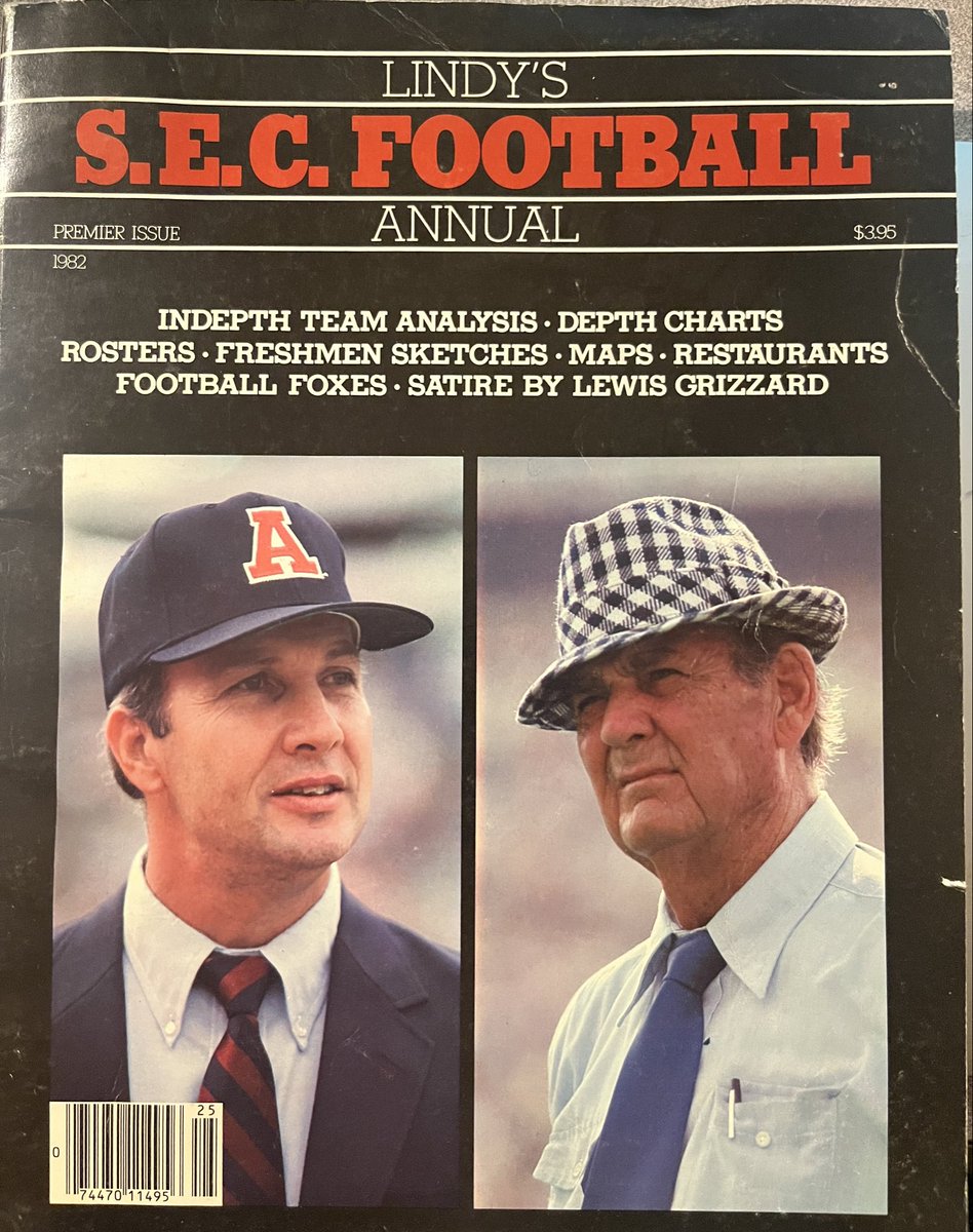 AGWildcatReport's tweet photo. I haven’t been editing the mag for THIS long but @Lindyssportsmag has taken on all competition for 46 years and is still going strong. How long is 46 years? Bear Bryant was still coaching ⬇️⬇️ https://t.co/x1iBCVfM0k