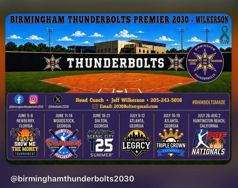 johnsonlg2030's tweet photo. Summer season loading...after a long off-season my Bolts sisters and I will be hitting the Florida dirt in just 5 days! Excited to get back out there!!!
@PGFnetwork 
#pgfsoftball
@newbalance 
#birminghamthunderboltspremier 
#bhmbolts2030
#eastonghost 
#2030recruit https://t.co/1r8Mt0Vxim