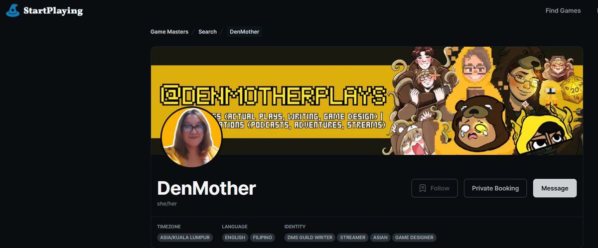 denmotherplays's tweet photo. Not even an hour in and I got hired for my first pro-GM game! Aaaaaaa AND A YELLOW KING CAMPAIGN TOO

If I can do this fulltime I'm set https://t.co/ajeNty7Mgu