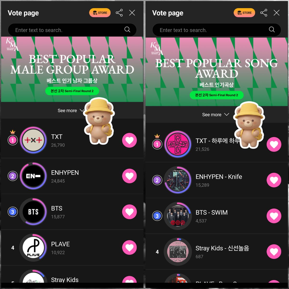 moociimociiluvv's tweet photo. 📍Posisi sementara untuk KMA Round2

🔸️Upick
Best popular song #3
Best male group #3
🔸️Mypick
Best popular song #1
Best male group #3
🔸️Idol champ
Best popular song #1
Best male group #3

Round 2 end 5 juli 2026, mksimalkan mulung sampai final, tutor ada di pinned https://t.co/28H5wUikyz